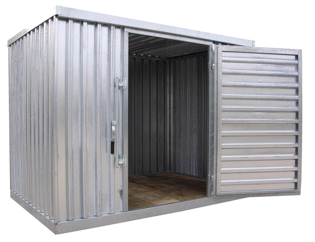 Galvanized Storage Building - Single