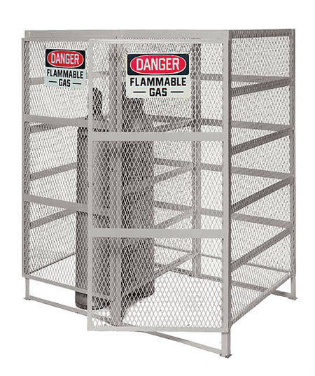 Pucel 8 Gas Cylinder Horizontal Cabinet