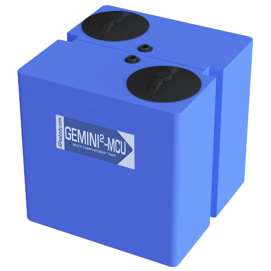 Gemini 2 MCU - 25"x25"x25" - #1 Assembly - LPE 1.5 - (2) 12 Gal Tanks