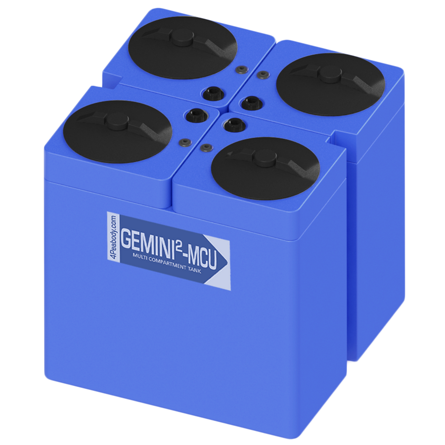 Gemini 2 MCU - 25"x25"x25" - #3 Assembly - LPE 1.5 - (4) 6 Gal Tanks