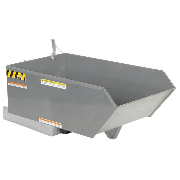 SELF DUMPING HOPPER HD .25 CU YARD GALV - Model H-25-HD-GAL