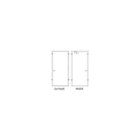 Thumbnail for Hollow Metal Doors and Frames - Model HD42x84-3-P-LH-CYL