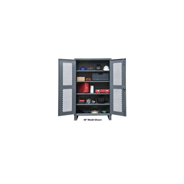 DURHAM 48"W Lockable Ventilated Cabinet - Model HDCV244878-4S95