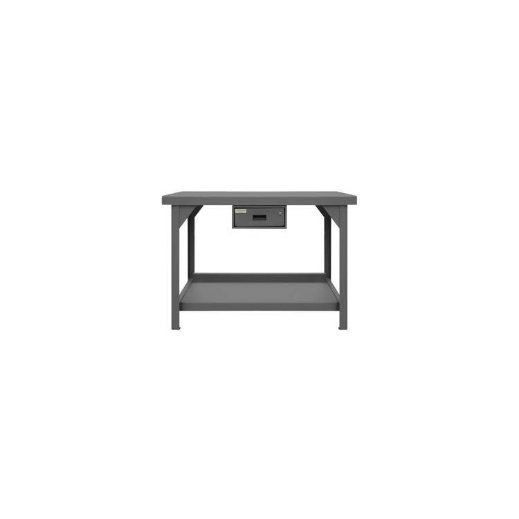 DURHAM HVY DTY WK BCH, 30X48X34, 177D, GRAY - Model HDWB-3048-177-95