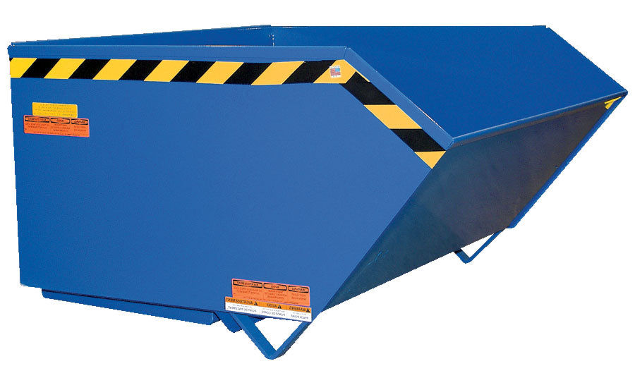 1/4 Cubic Yard Lo-Profile 90&deg; Self-Dumping Steel Hopper w/ 4,000-lbs Capacity