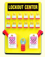 Hanger Style 12-Padlock Board with Kit