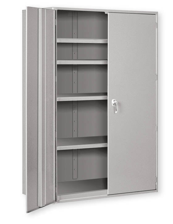 Pucel 19" x 48" x 84" Heavy Duty Cabinet w/ 2 Shelves