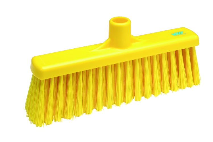 H/D Lobby Broom Medium Bristle Yellow