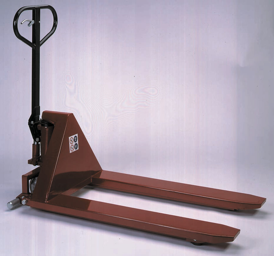 High Lift Pallet Truck w/Polyurethane Wheels - Fork Size 27" x 44.5"