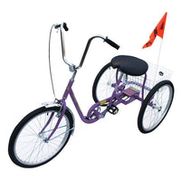 Thumbnail for STANDARD INDUSTRIAL BICYCLE 250LB PURPLE - Model IBIKE-3-DC-P
