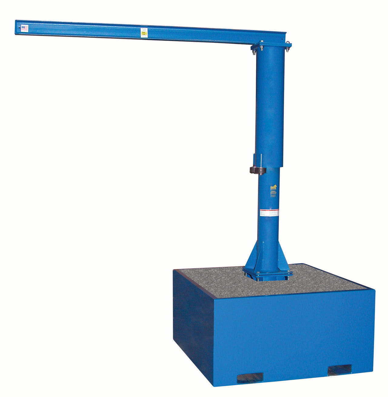36"H Cement Filled Base for Portable Jib Crane