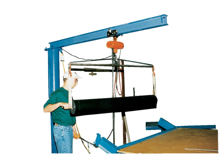 300-lbs Capacity Floor-Mounted Jib Crane