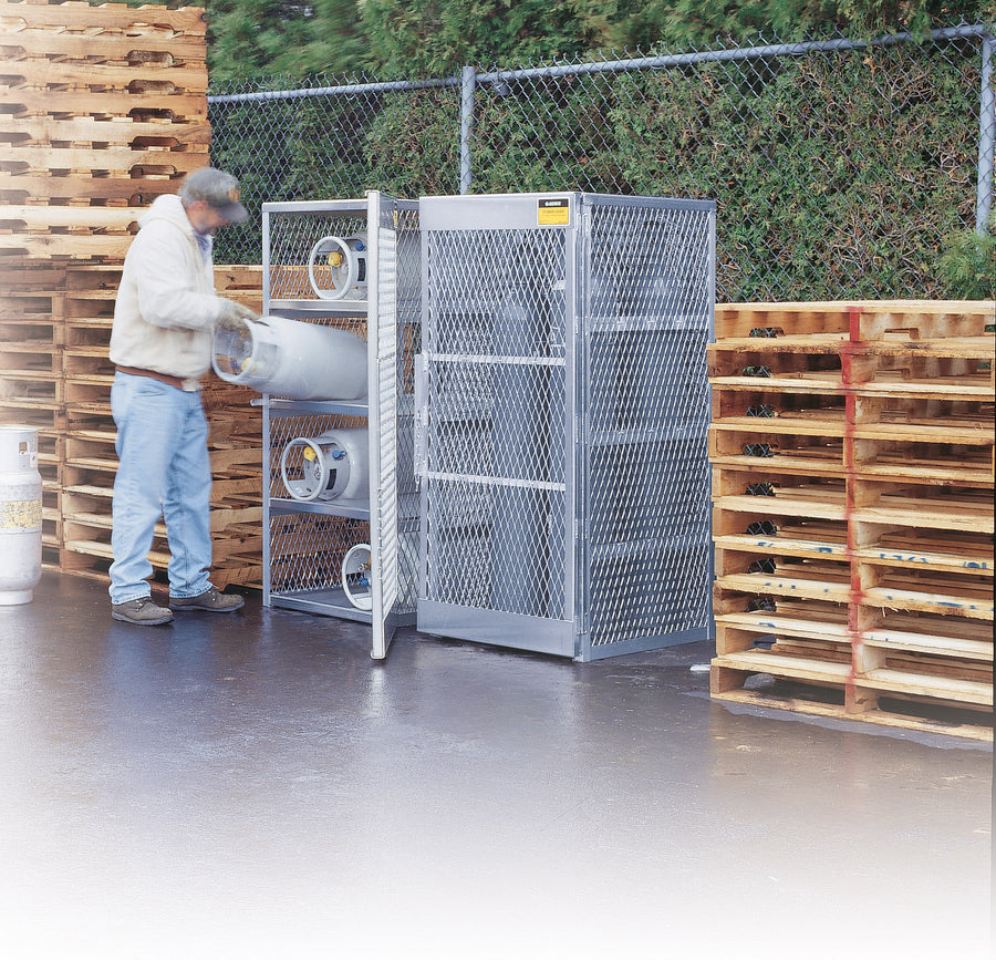Justrite 10 Oxygen, Gas Cylinder Locker