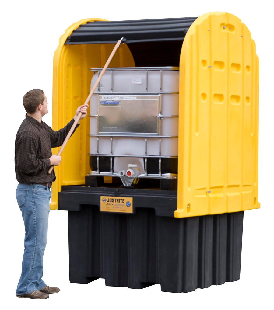 Justrite EcoPolyBlend IBC Outdoor Shed