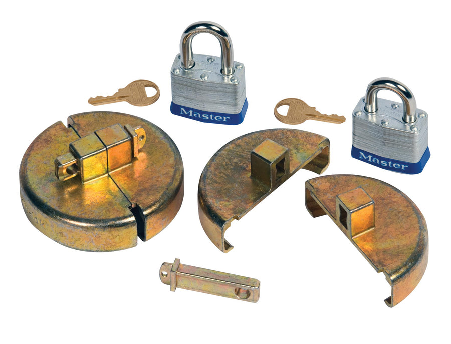 Justrite Plastic Drum Lock Set w/ 2 Padlocks