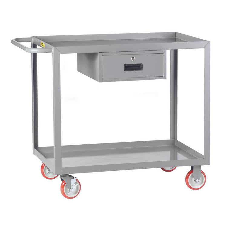 Little Giant 24" x 48" Welded Service Cart w/ Flush Top & Drawer