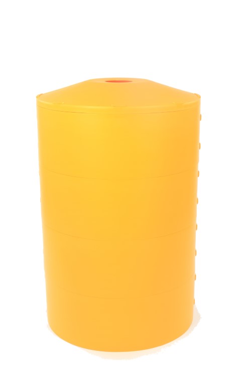 LIGHT POLE BASE PROTECTOR YELLOW