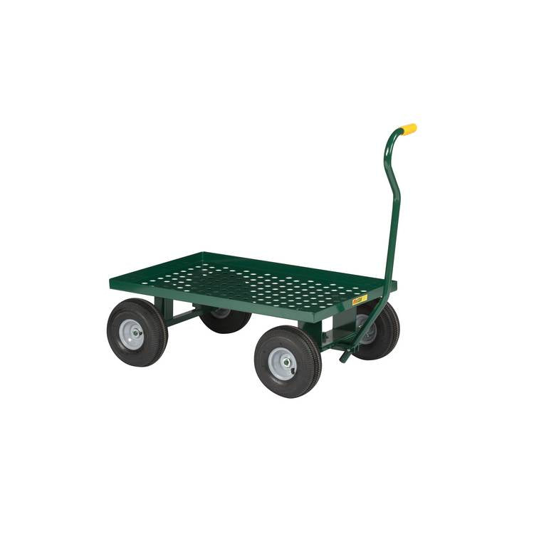 Little Giant Nursery Wagon w/ Perforated Deck & 10" Solid Rubber Casters
