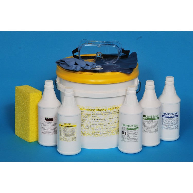 Laboratory Safety Spill Kit Clift Industries 5 Gallon Pail Chemical Ne ...