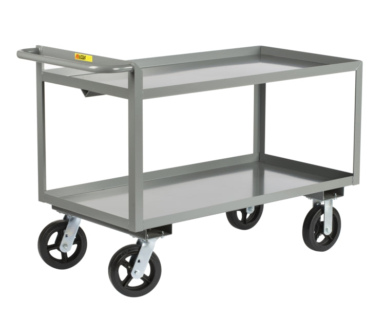 30" x 60" Little Giant Shelf Merchandise Collector w/ 6" Rubber Casters