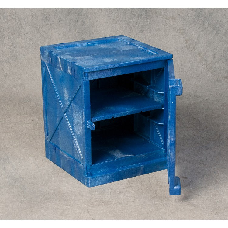 4 Gal Poly Cabinet - Bench Top - Blue