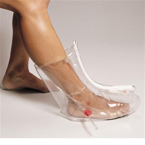 Inflatable Plastic Air Splint, 15", Ankle/Foot, 50/Case