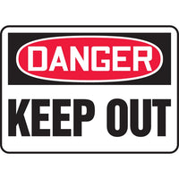 Thumbnail for Danger Keep Out Sign - Model MATR111VS