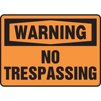 Thumbnail for Warning No Trespassing Sign - Model MADM304VA