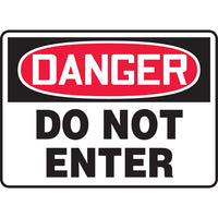 Thumbnail for Danger Do Not Enter Sign - Model MADMD05BVA