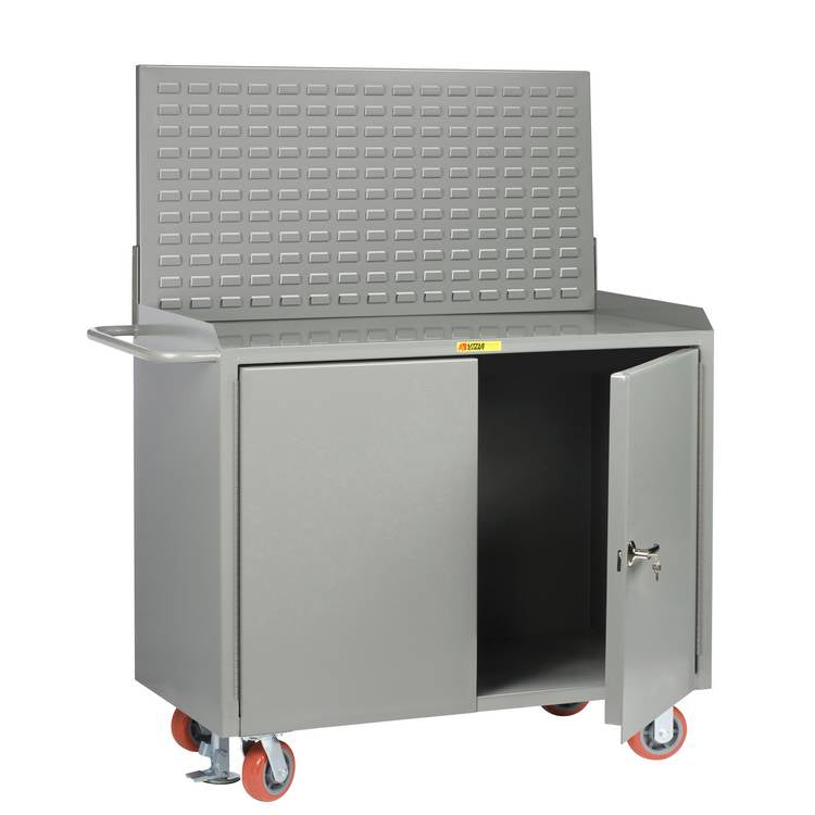 Mobile Bench Cabinets - Model MB2D2436HDFLLP