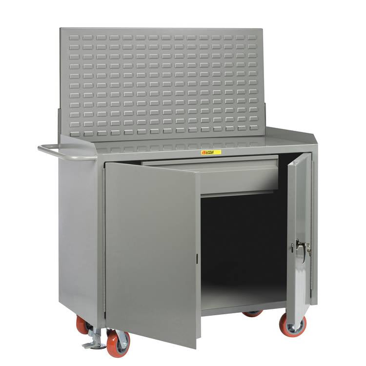 Mobile Bench Cabinets - Model MB2D2448HDFLLP