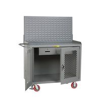 Thumbnail for Mobile Bench Cabinets w/ Clearview Doors - Model MBP2D36FLLP