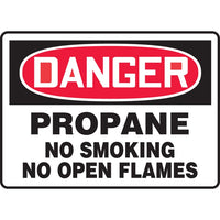 Thumbnail for Danger Propane No Smoking No Open Flames - Model MCPG025VP