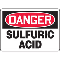 Thumbnail for DangerSulfuric Acid Sign - Model MCHD71VA
