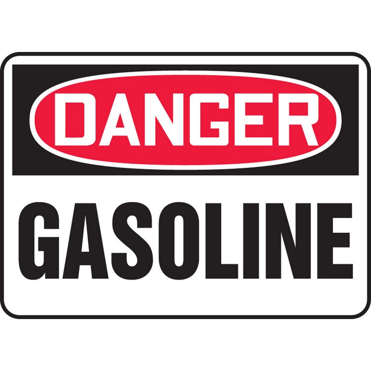 Danger Gasoline Sign - Model MCHD72VS
