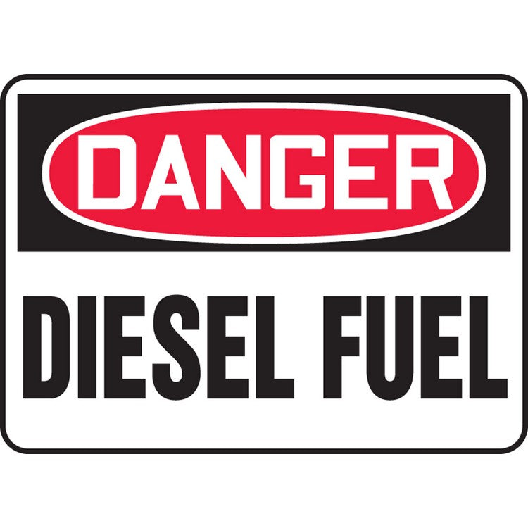 Danger Diesel Fuel Sign - Model MCHD81BVA