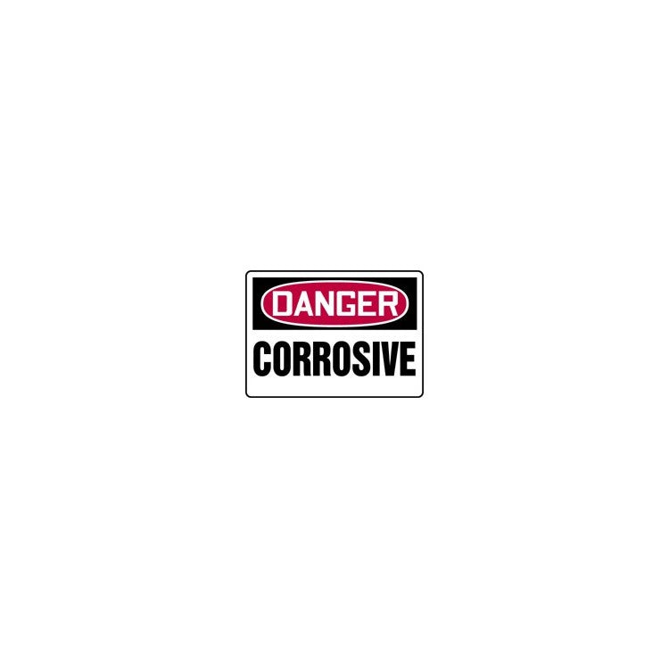 Danger Corrosive Sign - Model MCHD85VA