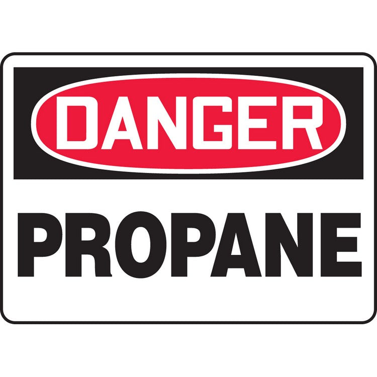 Danger Propane Sign - Model MCHL083VA