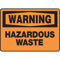 Thumbnail for Warning Hazardous Waste Sign - Model MCHL309VA