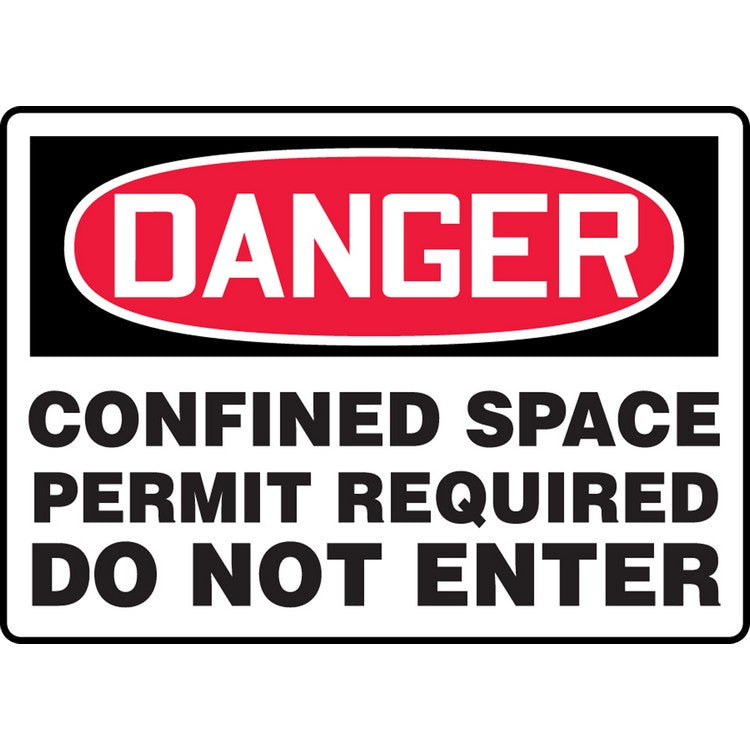 Dgr Confined Spc Permit Req Do Not Enter - Model MCSP026VP