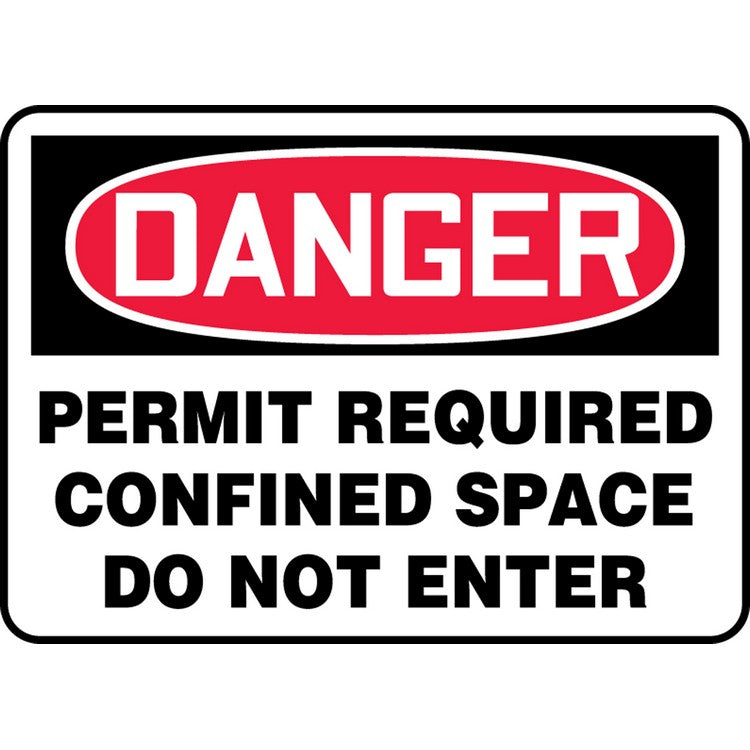 Dgr Permit Req Confined Spc Do Not Enter - Model MCSP007VA