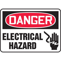 Thumbnail for Danger Electrical Hazard w/ Pic Sign - Model MELC017VP