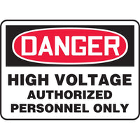 Thumbnail for Danger High Voltage Auth Personnel Only - Model MELC135VP