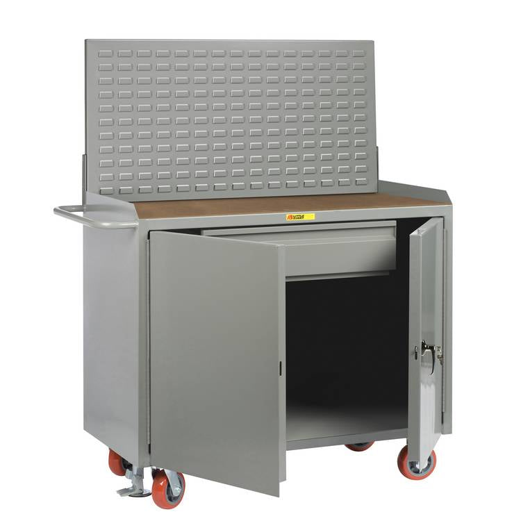 Mobile Bench Cabinets - Model MH2D2436HDFLLP