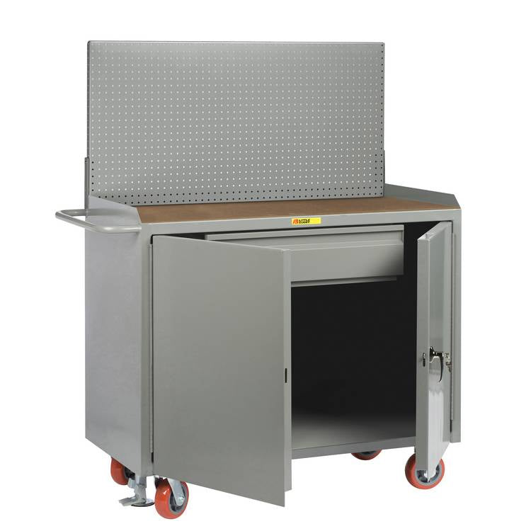 Mobile Bench Cabinets - Model MH2D2436HDFLPB