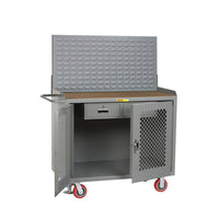 Thumbnail for Mobile Bench Cabinets w/ Clearview Doors - Model MHP2D36FLLP