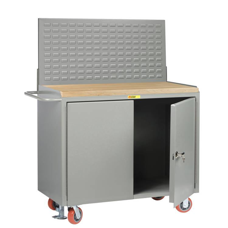 Mobile Bench Cabinets - Model MJ2D2436FLLP