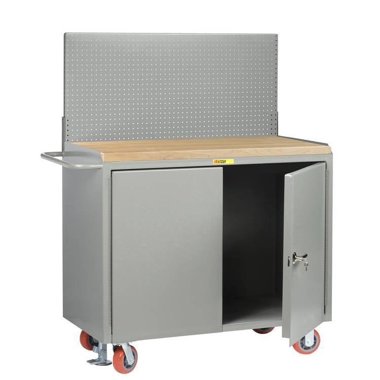 Mobile Bench Cabinets - Model MJ2D2436FLPB