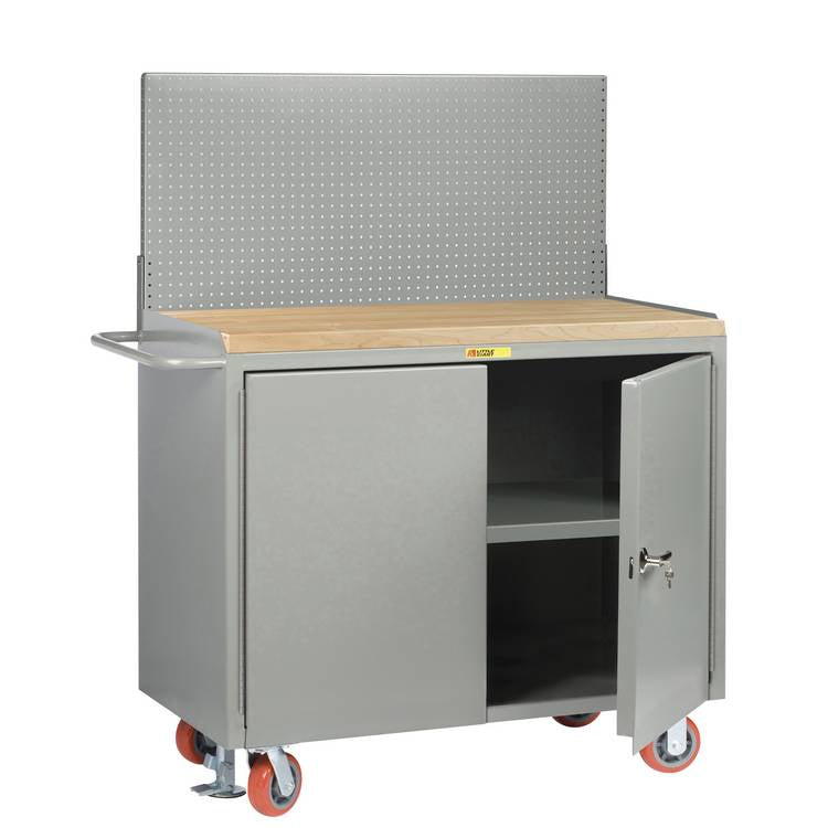 Mobile Bench Cabinets - Model MJ32D2448FLPB