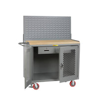 Thumbnail for Mobile Bench Cabinets w/ Clearview Doors - Model MJP2D36HDFLLP